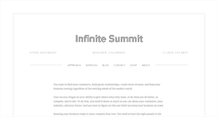 Desktop Screenshot of infinitesummit.com