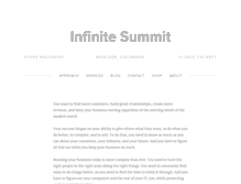 Tablet Screenshot of infinitesummit.com